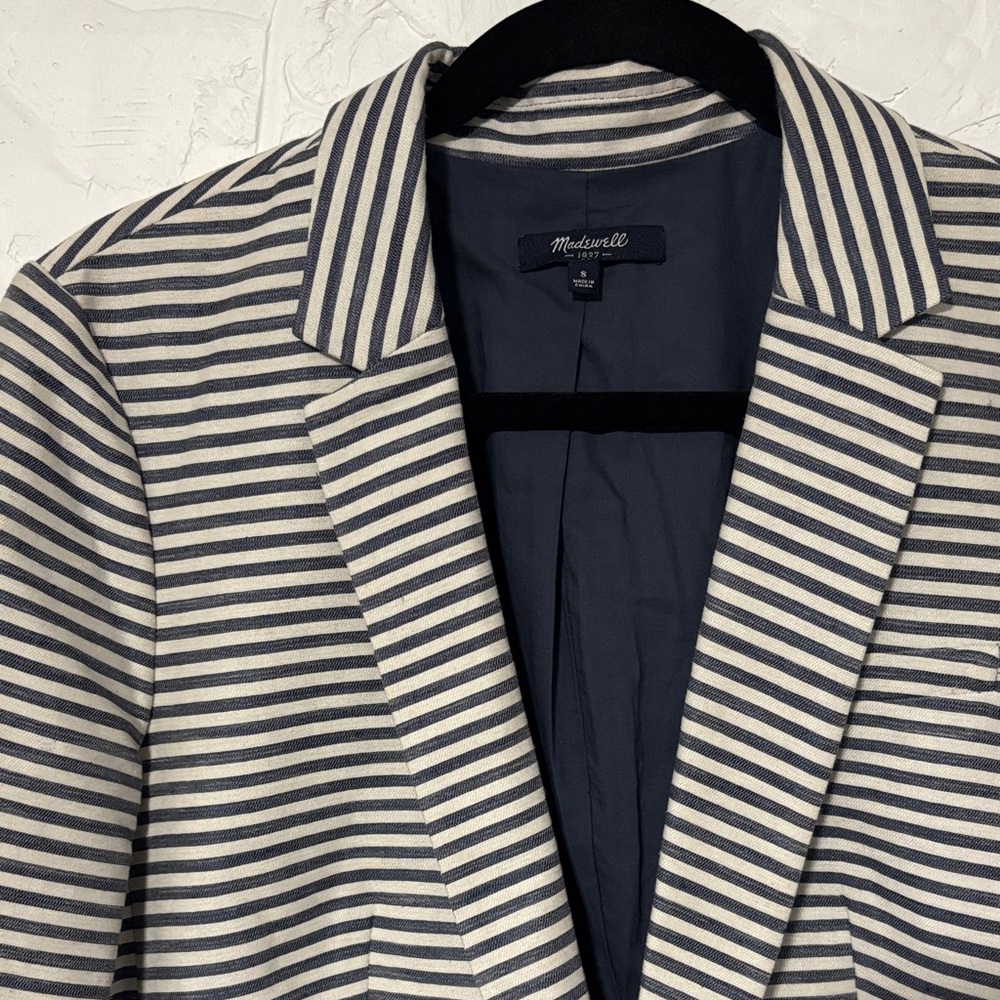Madewell Striped jacket size small